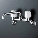 KVK KM14N2 2ハンドル混合栓 キッチン用水栓 壁付け混合栓【在庫品】