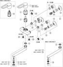 KVK MSK110KT 壁付シングルレバー 混合水栓 【在庫品】